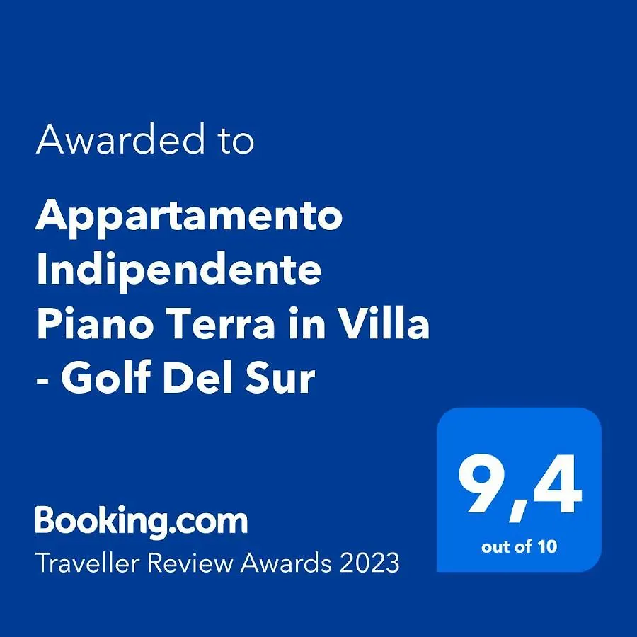 Apartment Appartamento Indipendente Piano Terra In Villa - Golf Del Sur San Miguel de Abona